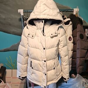 Women's White Puffer Jacket